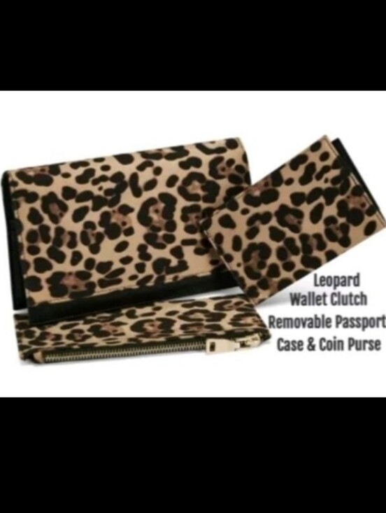 INC International Concepts Handbags - Leopard Wallet 3 In 1